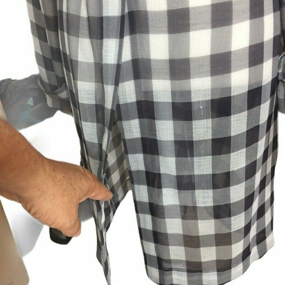 bcbgeneration Sheer Open Long Length Cardigan Sm - Picture 8 of 8